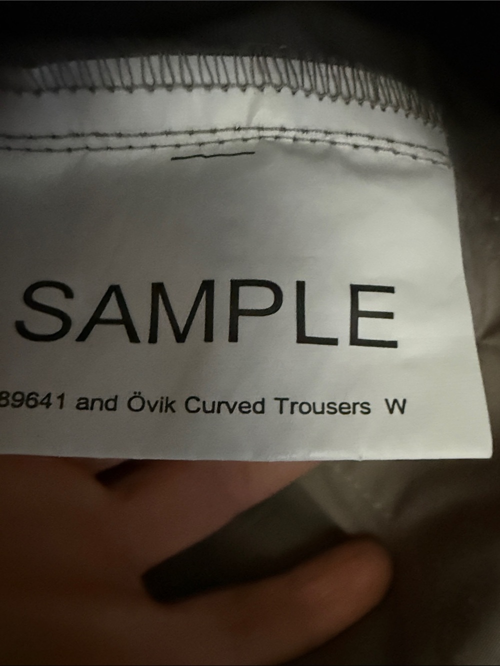 Fjallraven Ovik Curved pants in Fog - Picture 7 of 9